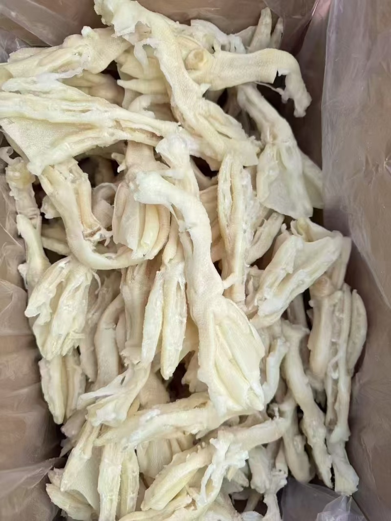 脱骨鸭掌，货全，可定做，全新冷冻批发证件齐全