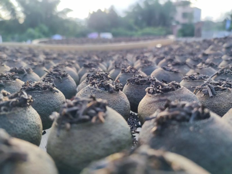 小青柑鲜果大量有货，可以加工小青柑普洱茶