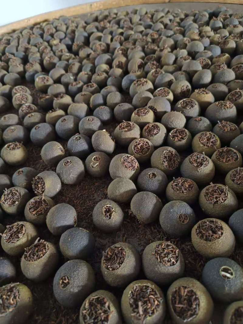 小青柑鲜果大量有货，可以加工小青柑普洱茶