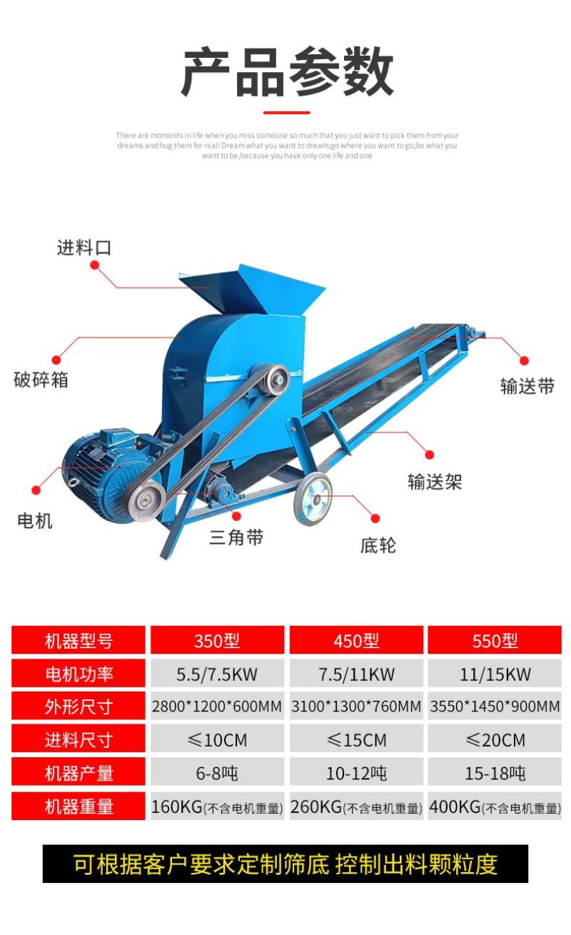 牛羊粪粉碎机移动破碎机有机肥粉碎机移动粉土机打土机打沙机碎土