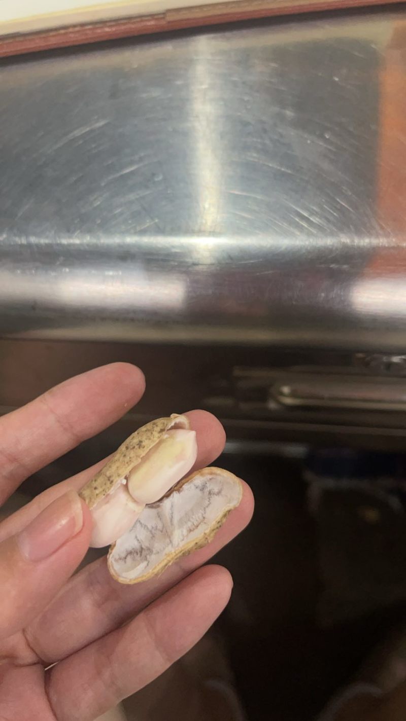 水洗白米花生