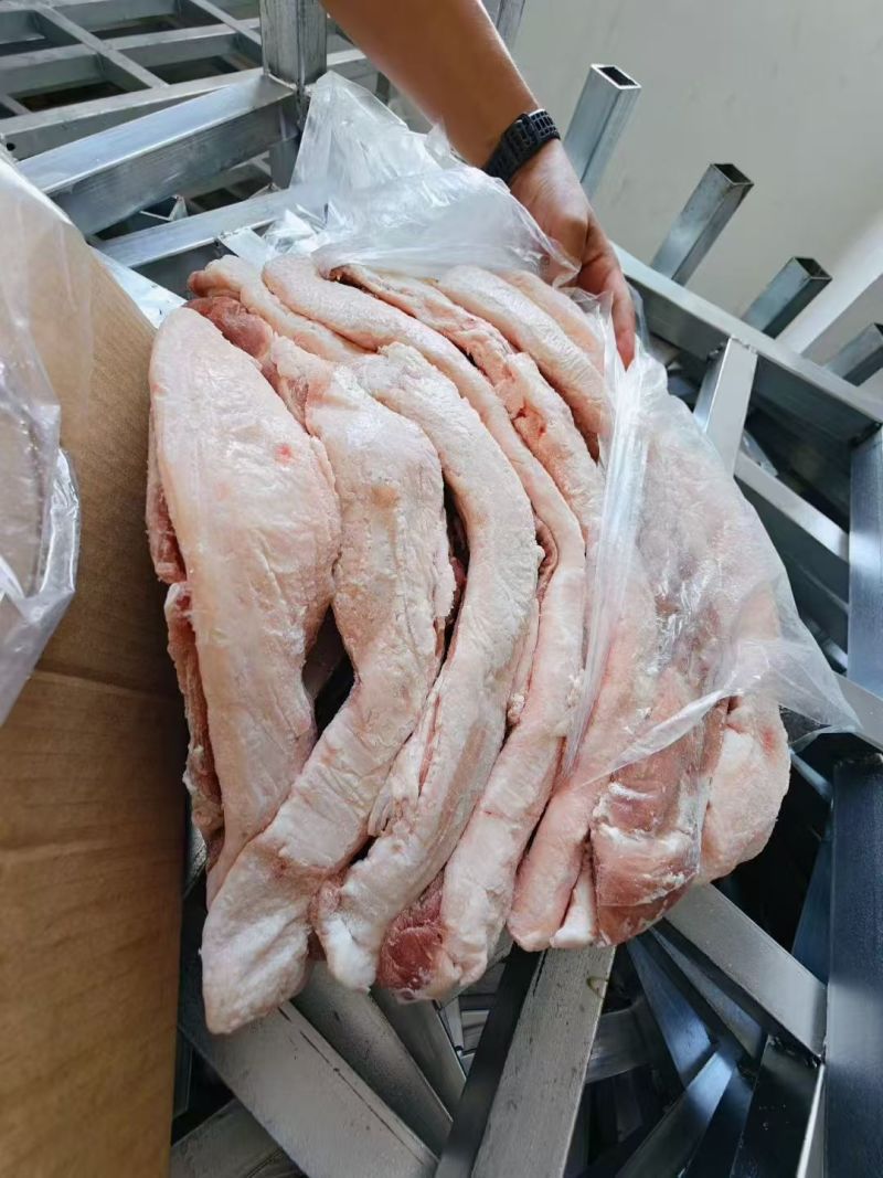 存货牧原去皮五花肉条有货新货，抛​