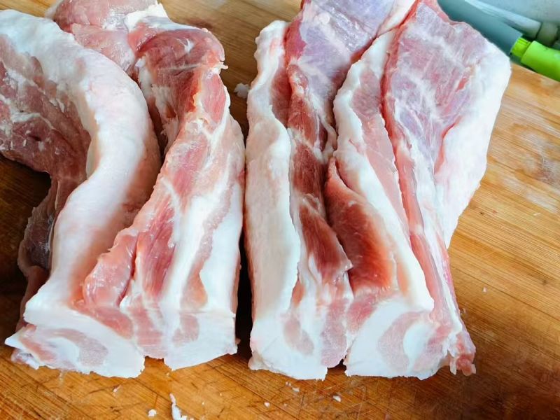 存货牧原去皮五花肉条有货新货，抛​