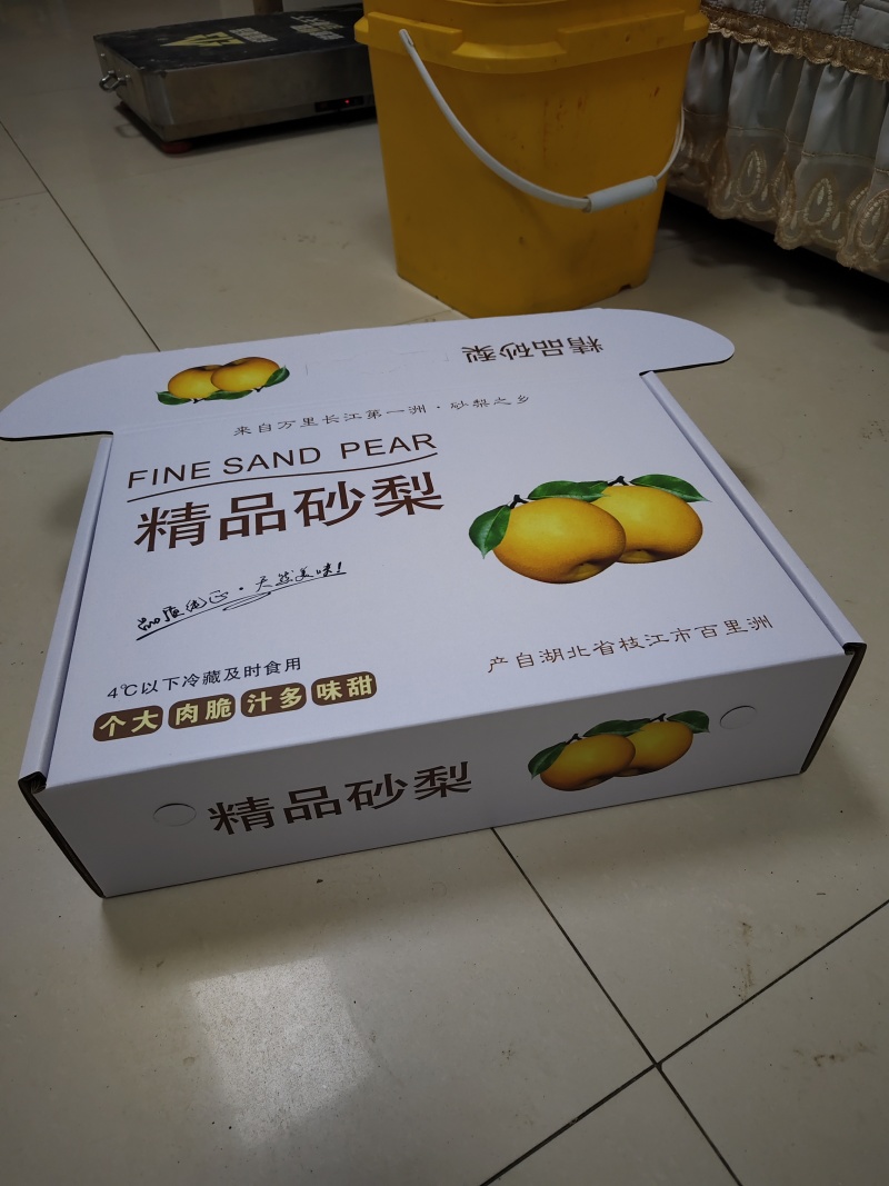 湖北省宜昌市枝江市百里洲镇白马寺村砂梨！翠冠梨！黄花梨！