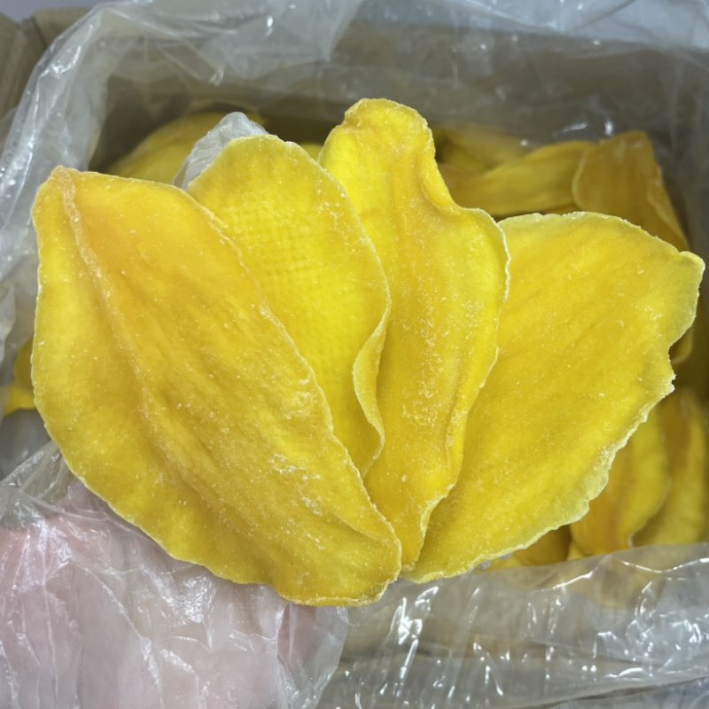 芒果干一级大片金黄干爽纤维少口感酸甜
