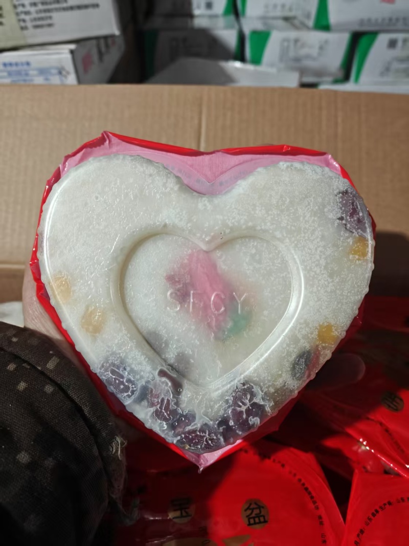 心形八宝饭