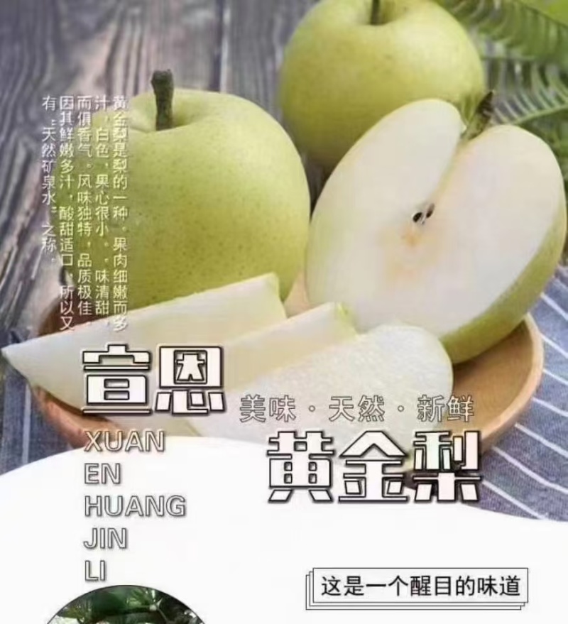 宣恩黄金梨