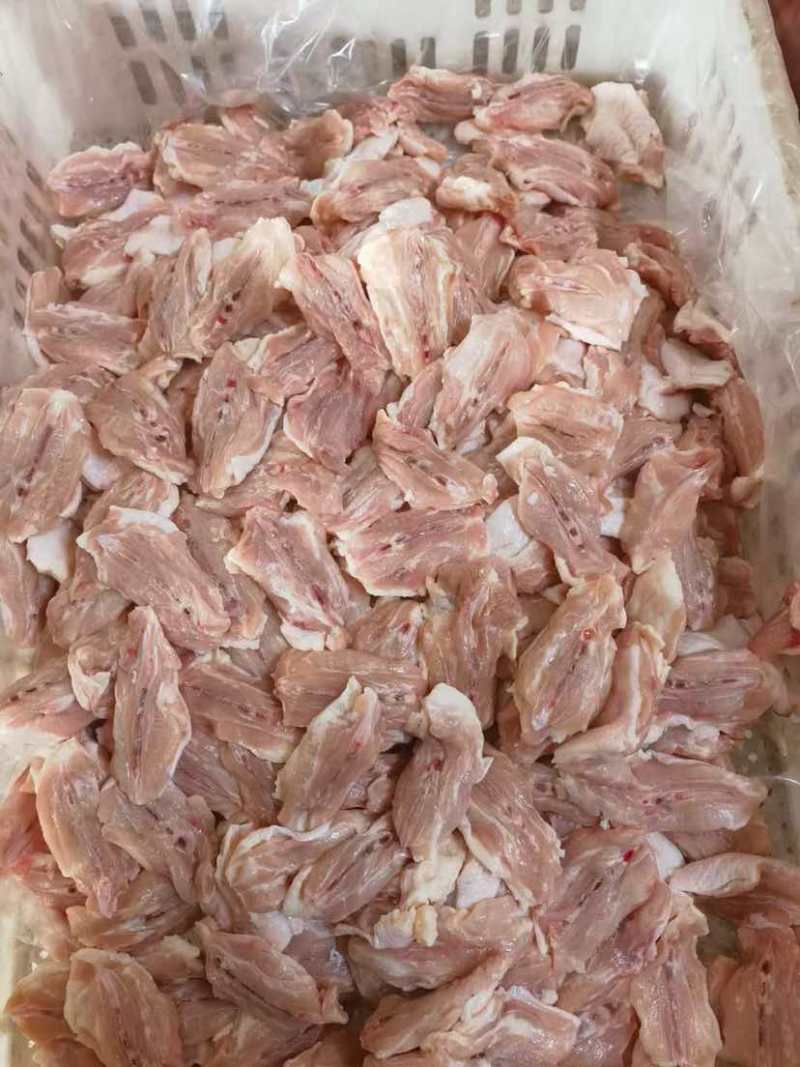 精修鸡背肉，38吨