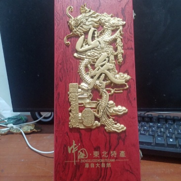 出售个人收藏品东北野山参一枝，来自国家收藏馆珍品。