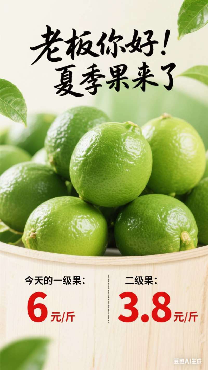 广东香水柠檬一级果