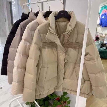女士**时尚短款羽绒服100件左右，独立包装，质量**好36