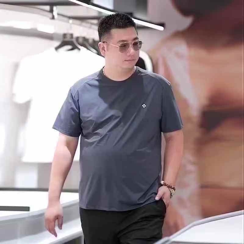 3000件男士高档锦纶冰丝速干短袖T恤，品质高端9.9