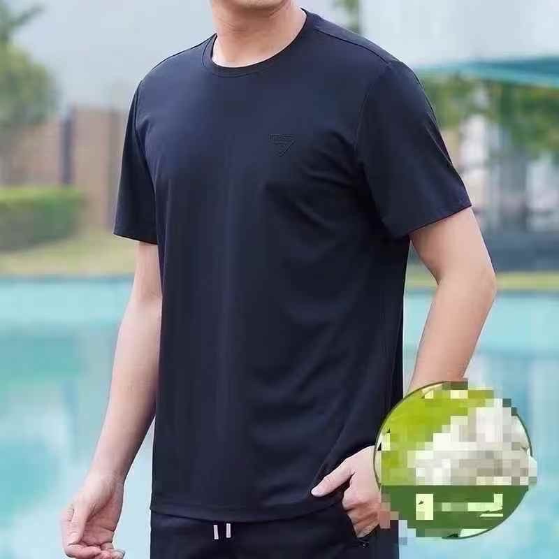 3000件男士高档锦纶冰丝速干短袖T恤，品质高端9.9