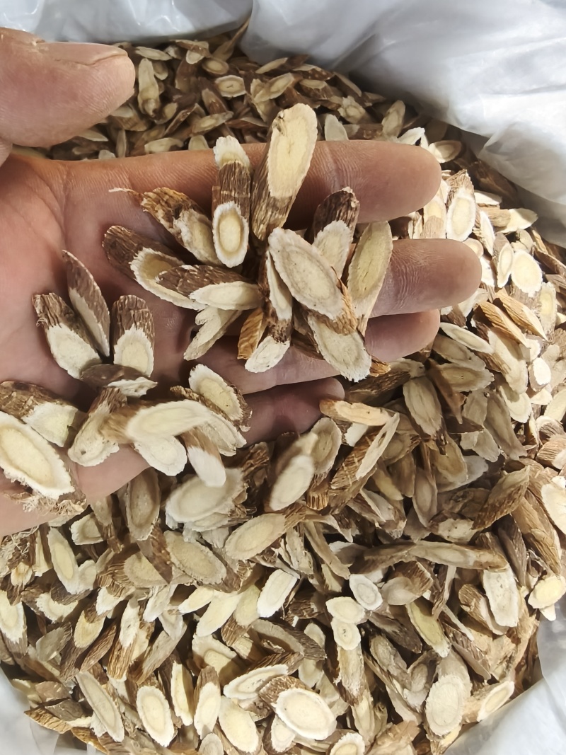 红芪原条，指甲片，瓜子片，圆片，规格齐全，产地甘肃