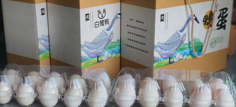 福建连城白鹭鸭蛋，7~8个/斤，鸭蛋新鲜无腥味，营养又好吃