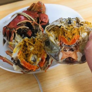 花雕熟醉蟹，熟醉蟹1.8两。