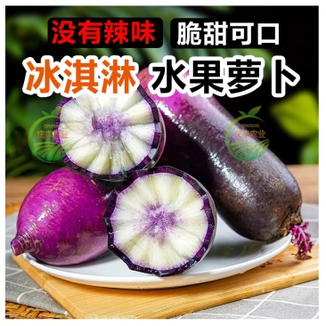 冰淇淋萝卜产地直发潍坊冰淇淋水果萝卜脆甜不辣