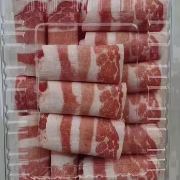 牛肉商用雪花肥牛卷批发整箱外卖火锅米线冒菜自助餐鸭肉卷羊肉卷