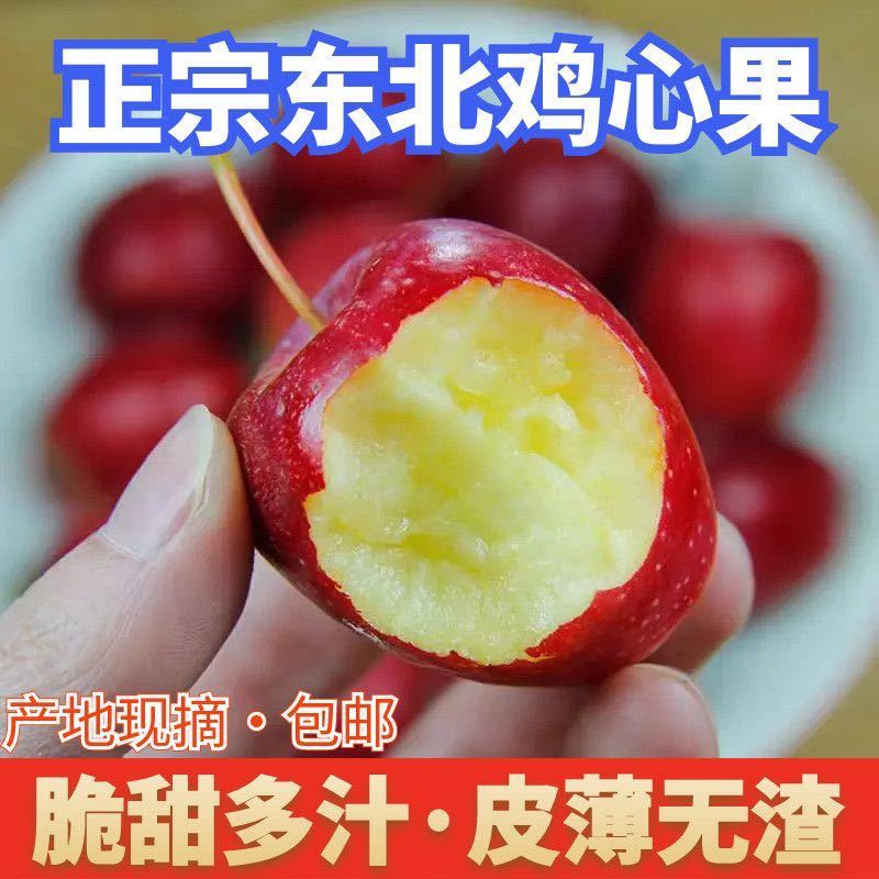 鲜摘鸡心果，酸甜爆汁，一口爱上的自然美味！