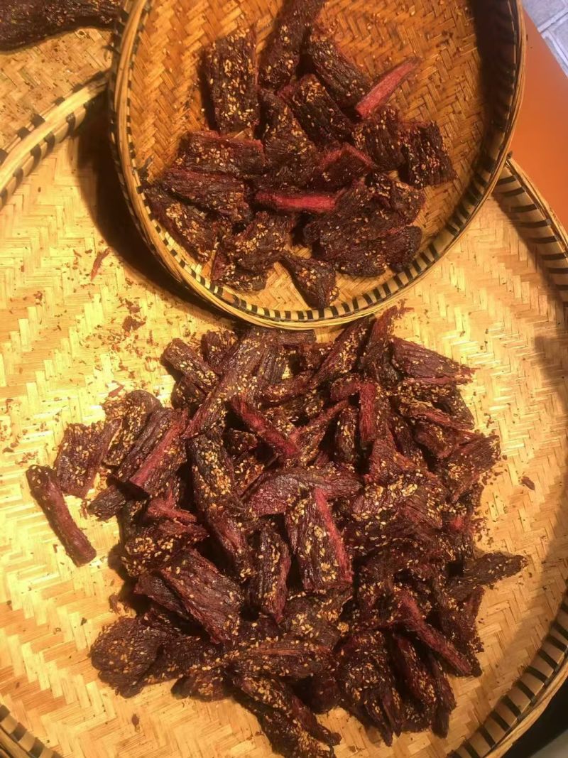 会理现烤牛干巴
