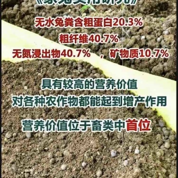 有机肥纯兔粪