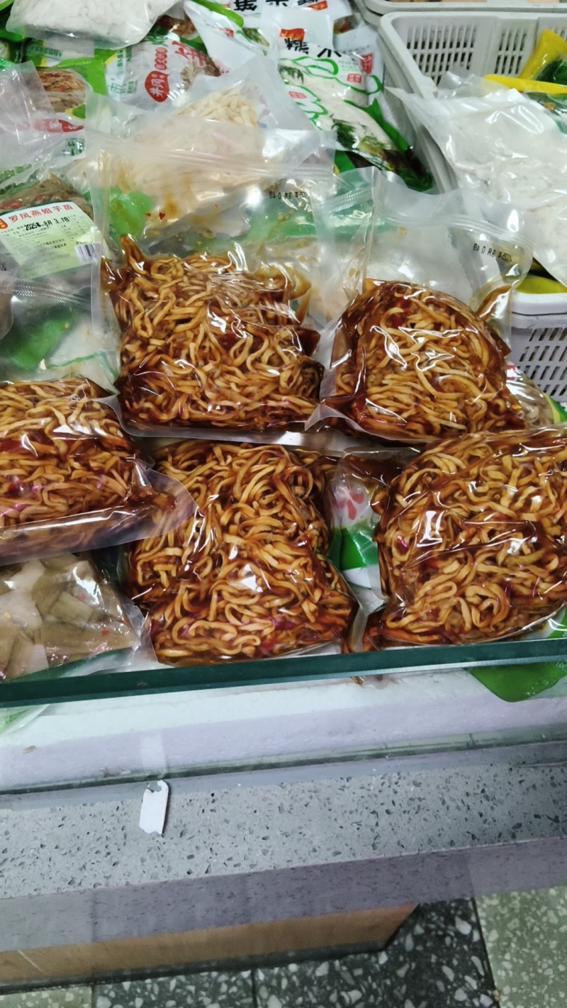酸芋，竹笋木，瓜丝酱菜