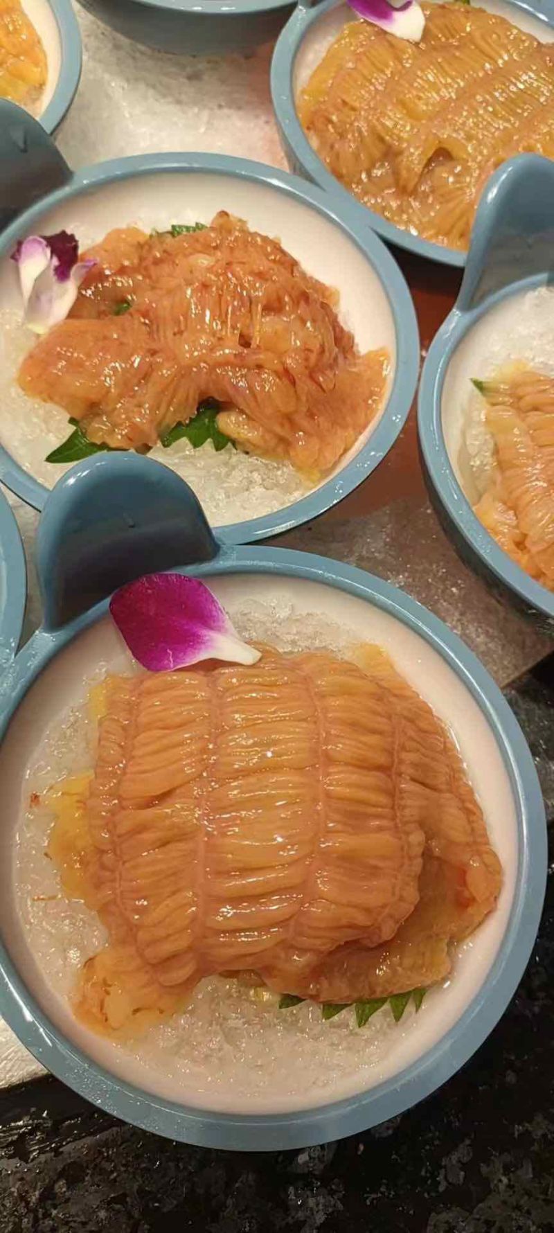 速冻海参筋（珊瑚蚌）食用方法：可日料、涮货、爆炒