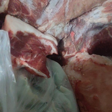 卖剩的猪肉