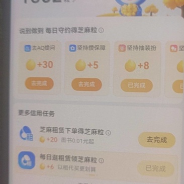 支付宝芝麻粒