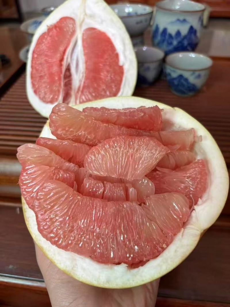 梅州红肉蜜柚！欢迎咨询！精选靓果，现摘现发三红蜜柚