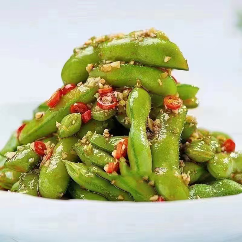 小包装麻辣毛豆4元（350g)350g*25包适合餐饮