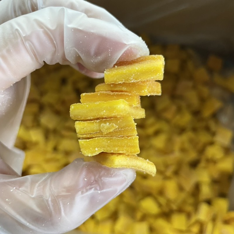 芒果丁芒果粒20×20mm箱装10㎏原料批发