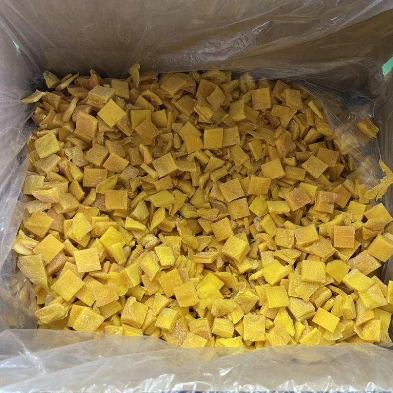 芒果丁芒果粒20×20mm箱装10㎏原料批发