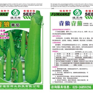 10g青狼青茄子种子