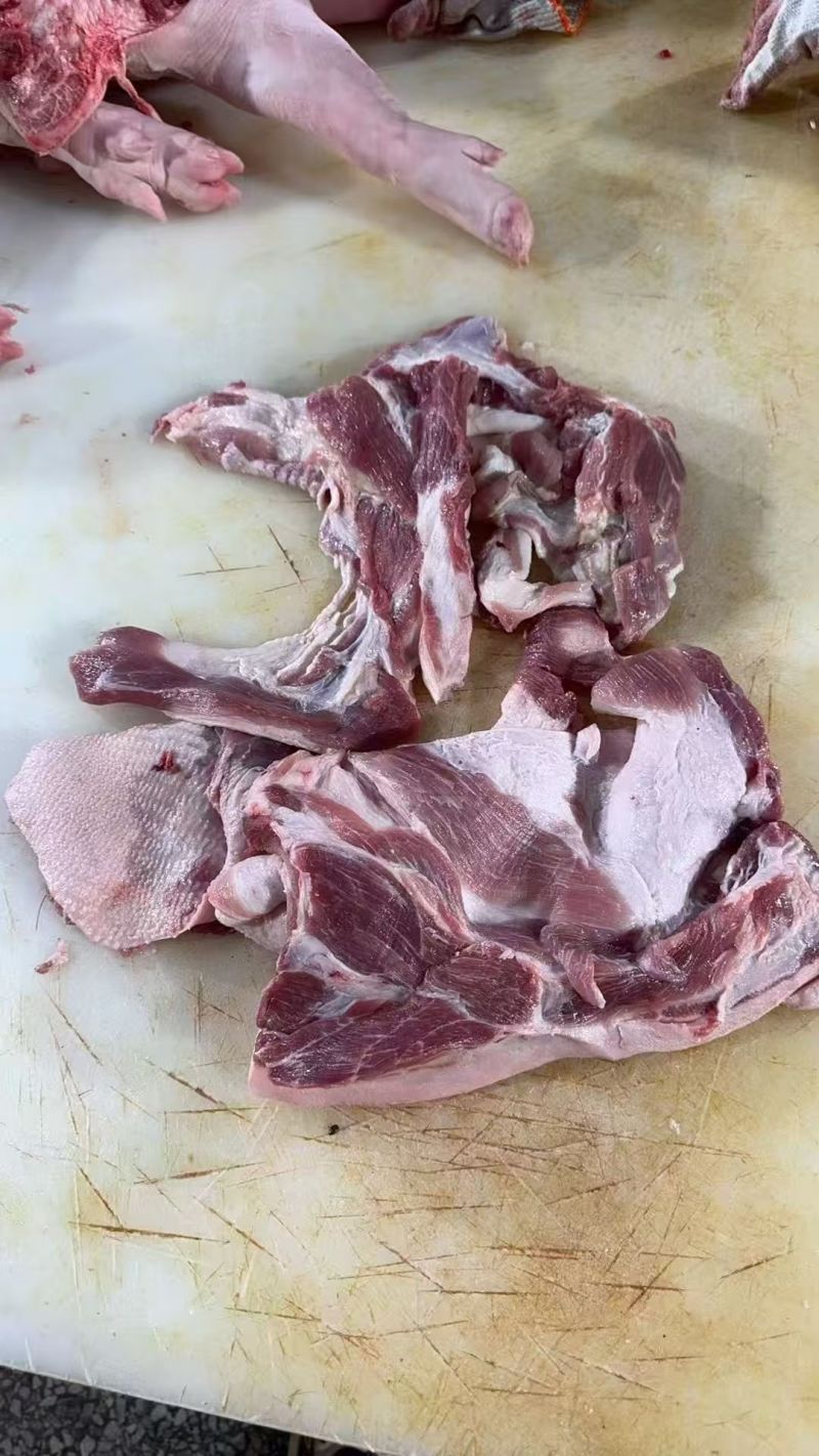 去皮前上肉
