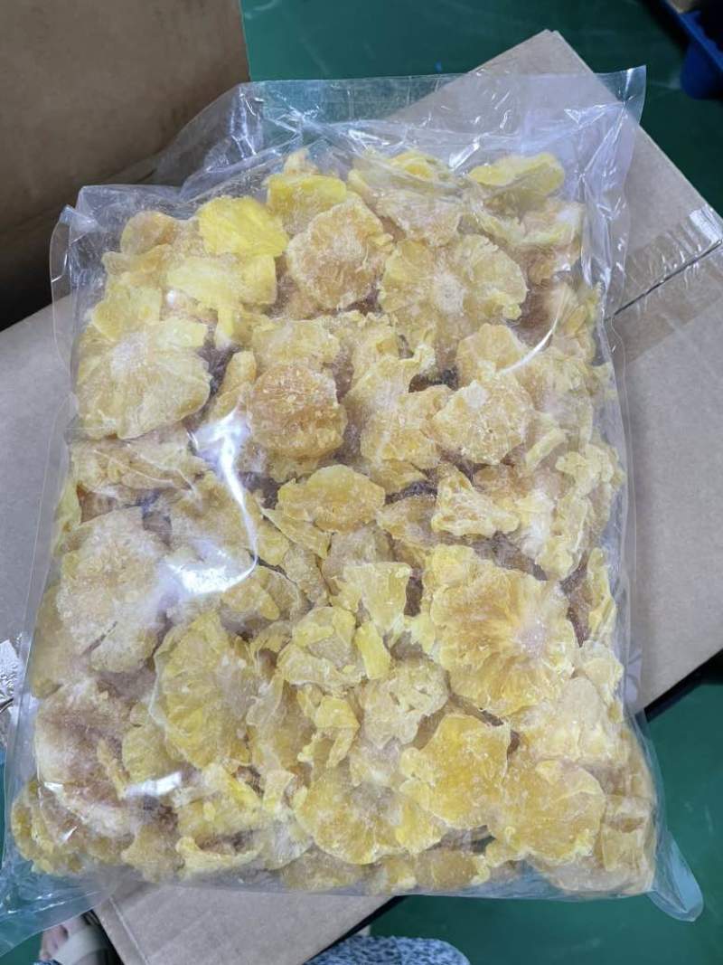 水晶凤梨干碎片电商价原料箱装批发