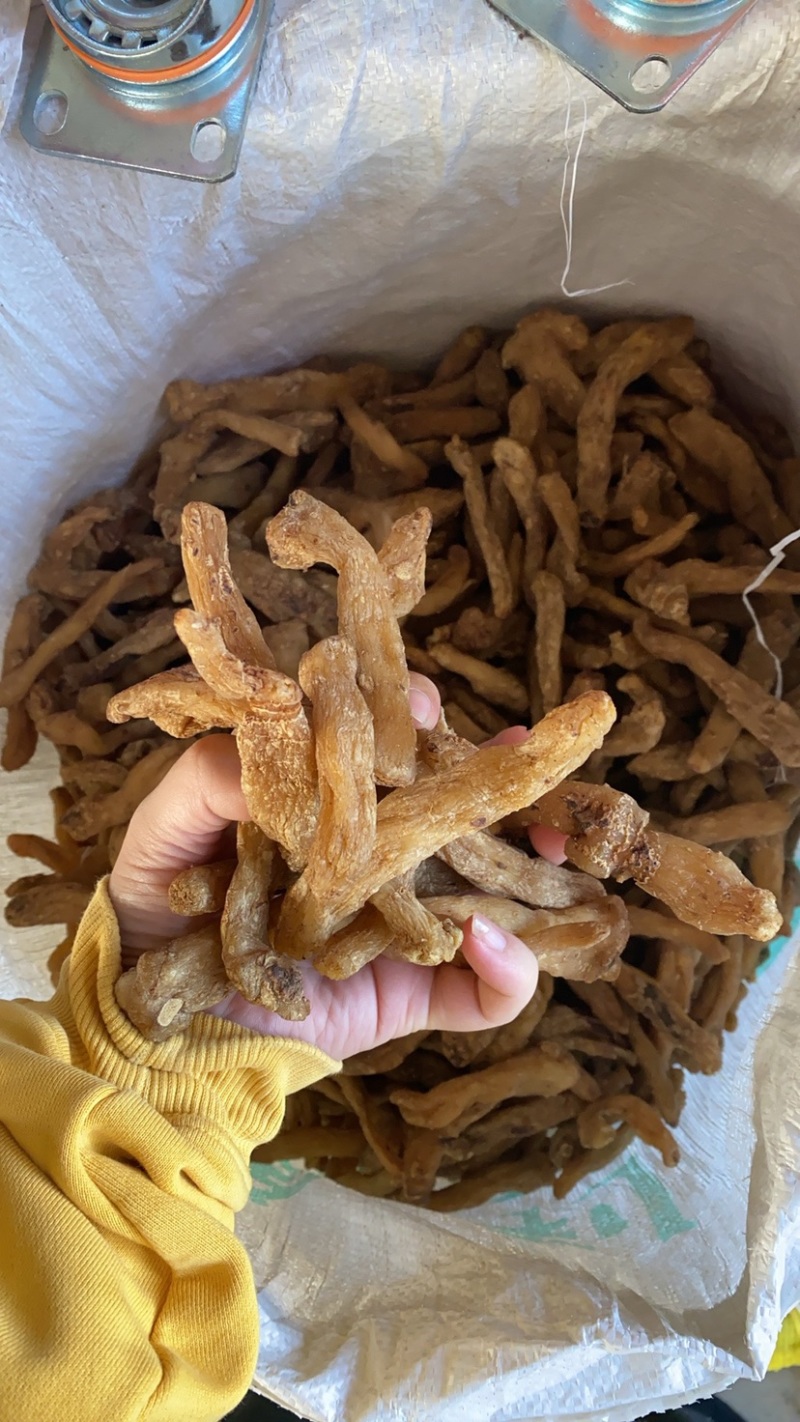 熟晒手选大货-鸡头黄精干品