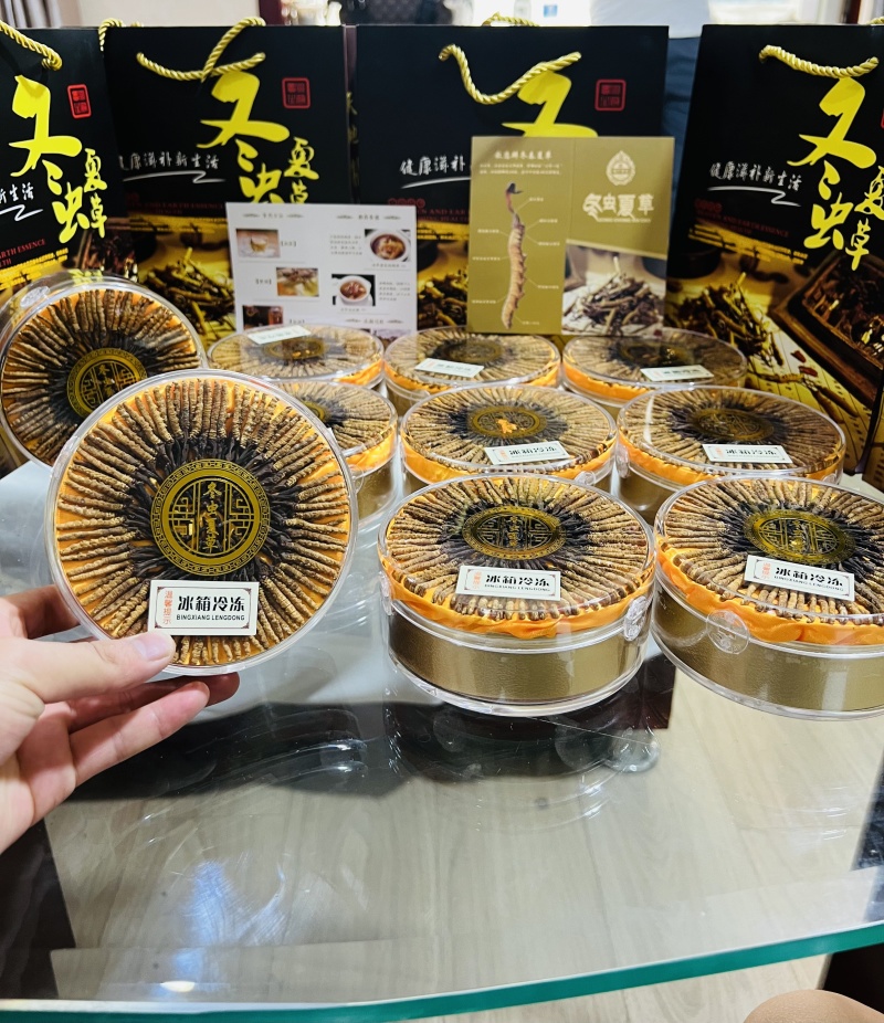 虫草低预算礼盒装，100根装福利价带圆盘仅需799元包邮