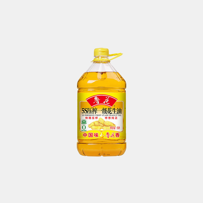 鲁花5s压榨一级花生油5l