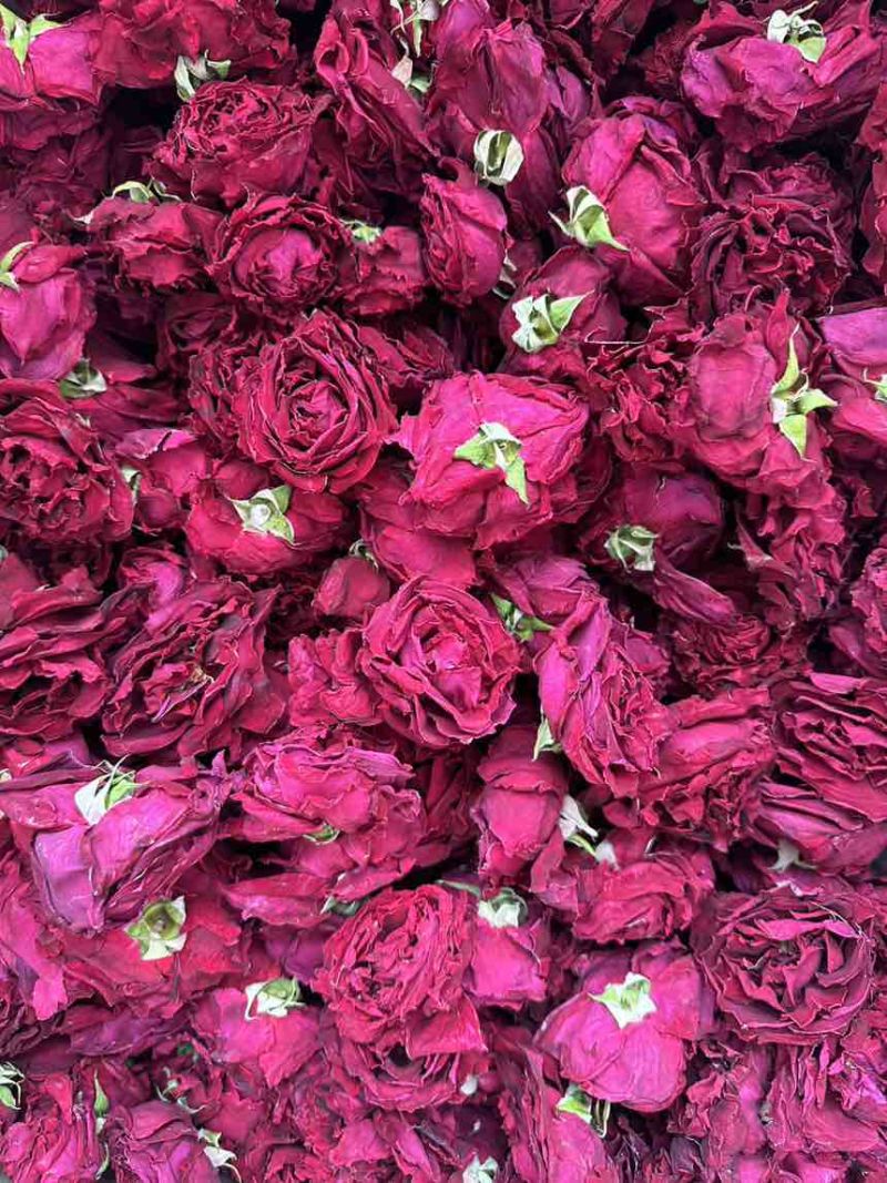冻干墨红玫瑰花微波干烤干墨红金边玫瑰花出售