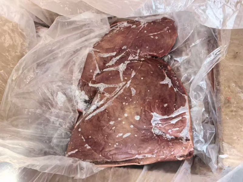 食品级猪肝一车厂家直销价格便宜质量保证