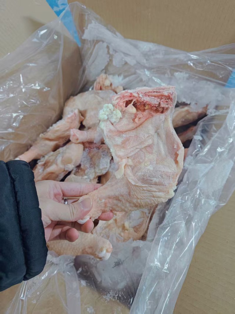 分割厂肉食鸡边腿40吨