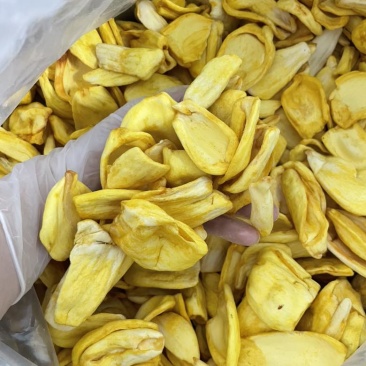 A菠萝蜜干脆片香脆可口大片金黄原料批发价箱装发货