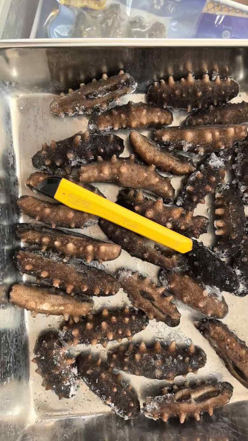即食海参，2块5一个，一斤40-50个头的