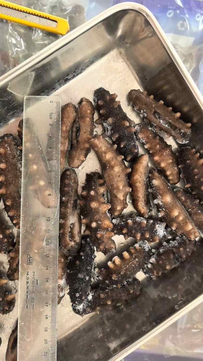 即食海参，2块5一个，一斤40-50个头的