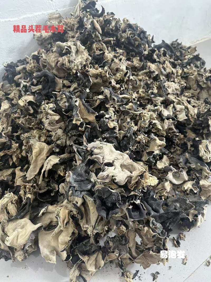 山东干货白背毛木耳