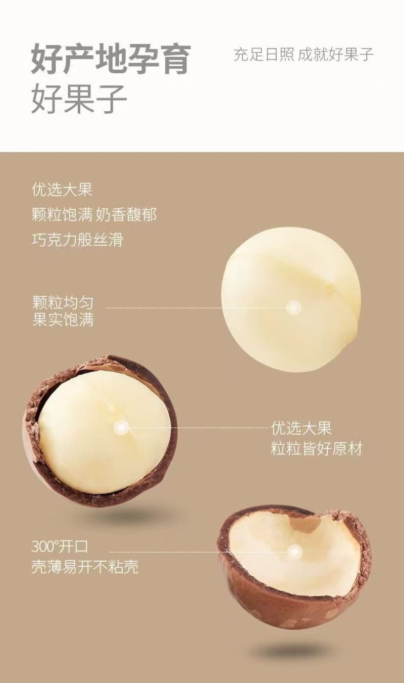 专业夏威夷果供应链，现货在仓2000吨，接代发批发拿货。