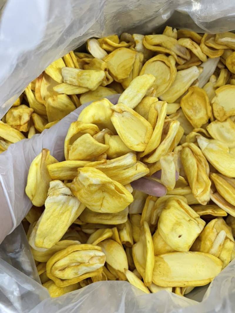A菠萝蜜干大片脆甜菠萝蜜脆片现货厂家直销原料批发7㎏箱装