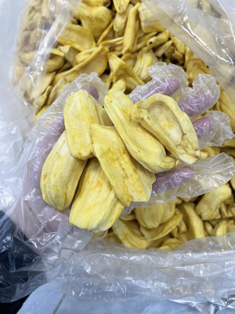 A菠萝蜜干大片脆甜菠萝蜜脆片现货厂家直销原料批发7㎏箱装