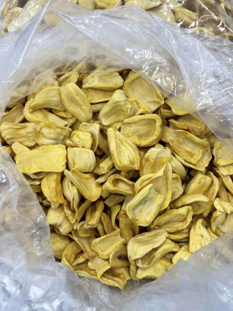 A菠萝蜜干大片脆甜菠萝蜜脆片现货厂家直销原料批发7㎏箱装